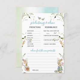 Convite Watercolor Elegante Flores Selvagens Peter Rabbit 