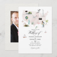 Watercolor Florida USA Destination Wedding Photo