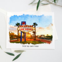 Watercolor Las Vegas - Sinal Casamento