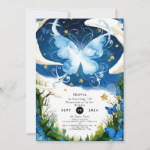 Watercolor Magic Butterfly Birthday