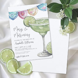 Convite Watercolor Margarita Bridal Shower
