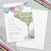 Watercolor Margarita Cinco De Mayo