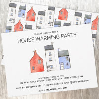 Watercolor Novo Home House Warming Party