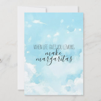 Convite Watercolor Sky Thank You Card
