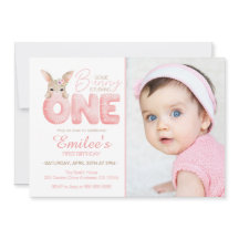 Watercolor Some Bunny é UMA foto Aniversário