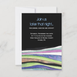 Convite WATERCOLOR SUNSET Bat Bar Mitzvah