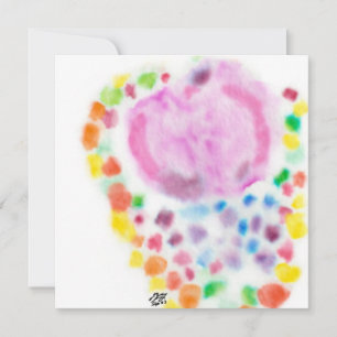 Convite Watercolor Watercolor Art Rush of Colors 2