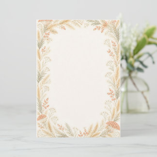 Convite Watercolor Wildflower Bridal Shower Invitation | B