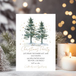 Convite Watercolor Winter Pine Dourado Christmas Invance<br><div class="desc">Este Dourado Convite de Natal para Pinho de inverno Watercolor é perfeito para qualquer reunião de férias! A sua bela e festiva design não deixará de causar uma impressão duradoura nos seus convidados. É impresso em estoque de cartão de alta qualidade com estrelas de ouro luxuosas. Torne seu evento especial...</div>