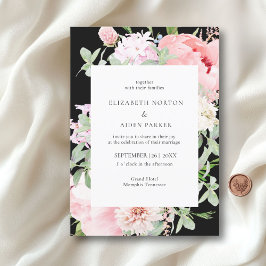 Convite Watercolour Botanical Spring Wedding Collection