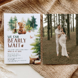 Convite We Can Bearly Wait Baby Shower Invitation Photo