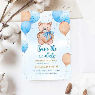 Convite We can bearly wait save the date invitation