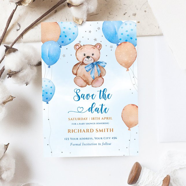 Convite We can bearly wait save the date invitation (Criador carregado)