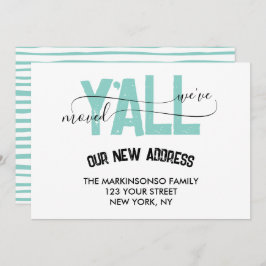 Convite We Moved Y'all Moving Announcement