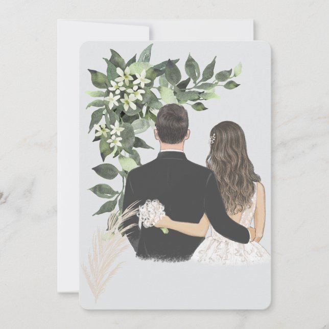 Convite Wedding  (Frente)