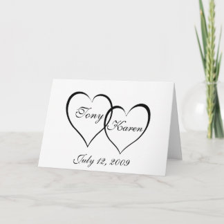 Convite Wedding Heart Double Invitation