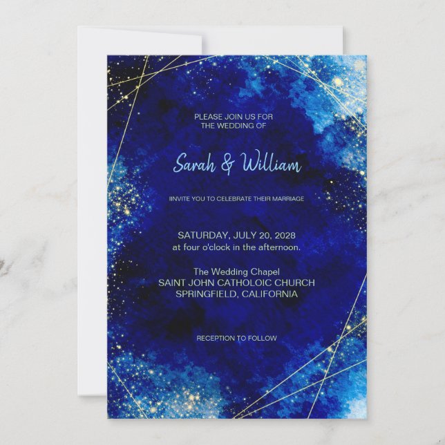 Convite Wedding Invitation  (Frente)