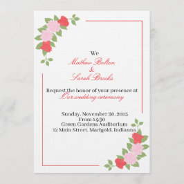Convite Wedding Invitation