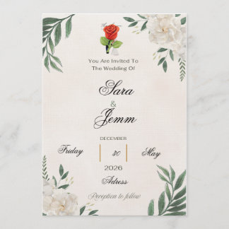 Convite Wedding Invitation