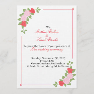 Convite Wedding Invitation