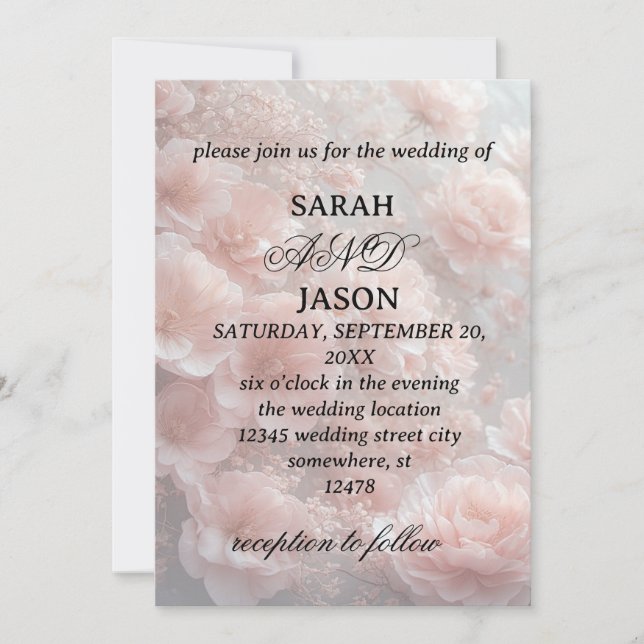Convite Wedding invitation (Frente)