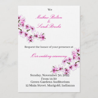 Convite Wedding Invitation