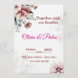 Convite Wedding invitation