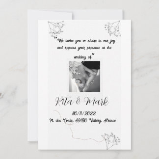 Convite Wedding Invitation