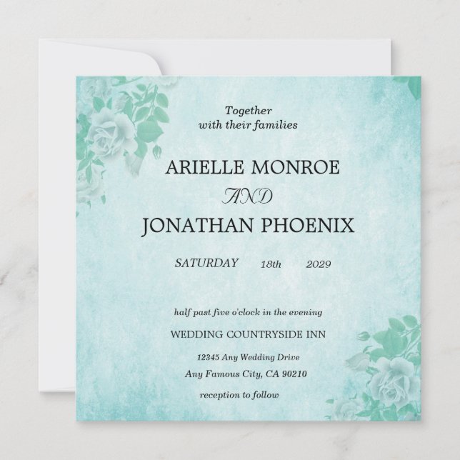 Convite wedding Invitation (Frente)