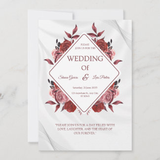 Convite Wedding Invitation Black Gold Luxury Style