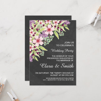 Convite Wedding Invitation Card Template 