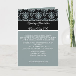 Convite Wedding Invitation cards, ornamental