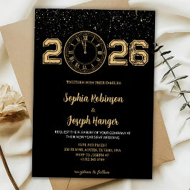 Convite Wedding Invitation new year celebrations 