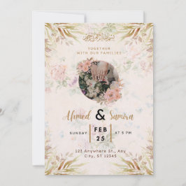 Convite Wedding Invitation Simple Elegant Script Design