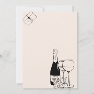 Convite WEDDING INVITATION Suite   Desenhado à mão Ilustra