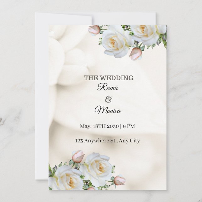 Convite wedding invitations (Frente)