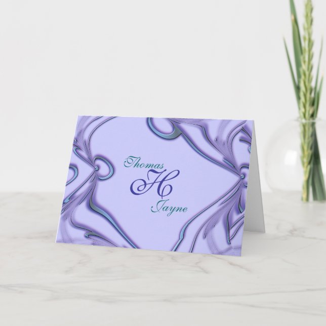 Convite Wedding  Lavender Medley Invitation any occasion (Frente)