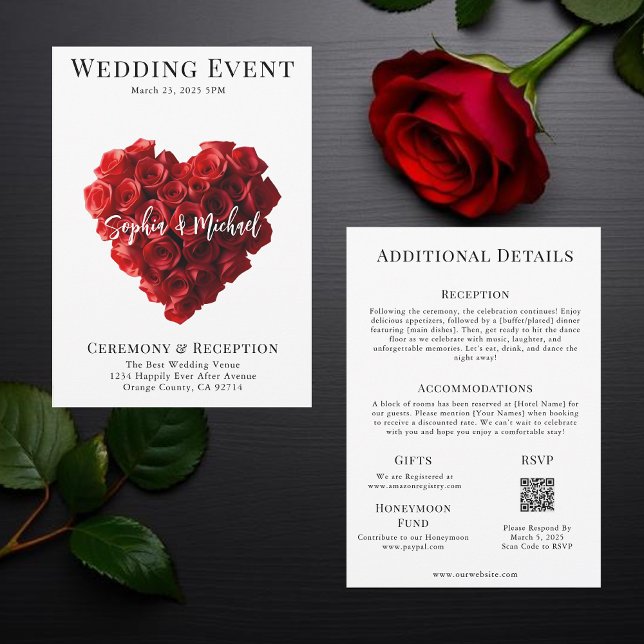 Convite Wedding Magazine Cover All in One (Wedding Magazine Cover All in One Invitation)