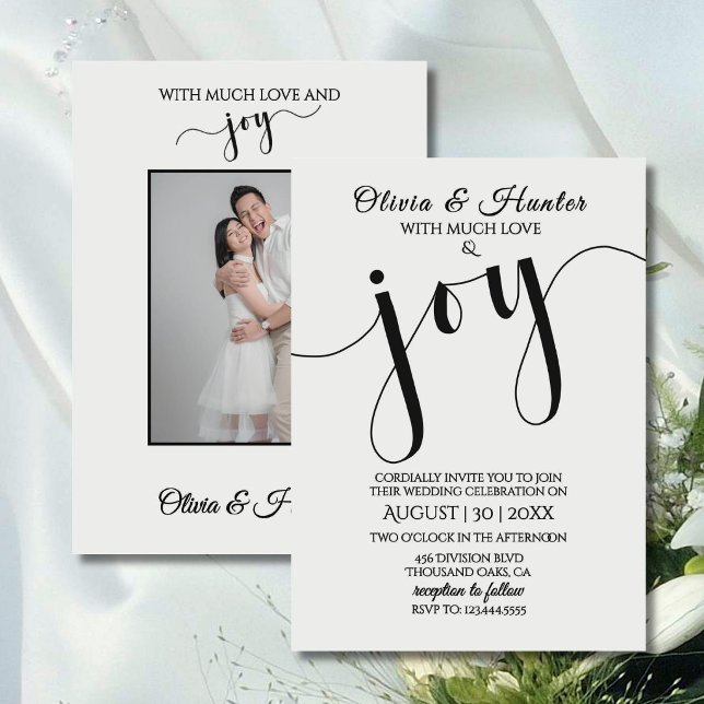 Convite Wedding, Modern, Typography, Script, Invitation (Criador carregado)