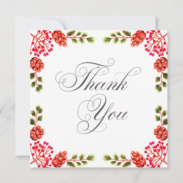 Convite Wedding or Shower Thank you cards (Frente)