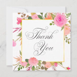 Convite Wedding or Shower Thank you cards