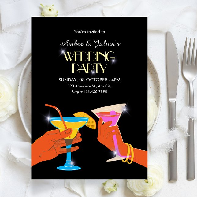 Convite Wedding party (Criador carregado)