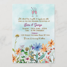 Convite Wedding Reception  Invitations 