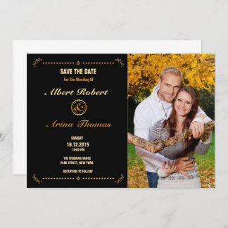 Convite Wedding Save The Date Card Template