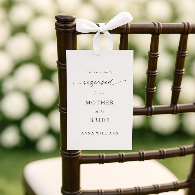 Convite wedding seating tag, wedding chair tag,  (Criador carregado)