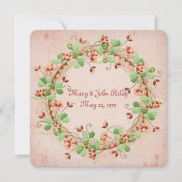 Convite Wedding Wreath Vow Renewal