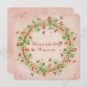 Convite Wedding Wreath Vow Renewal