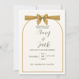 Convite Weeding invitation