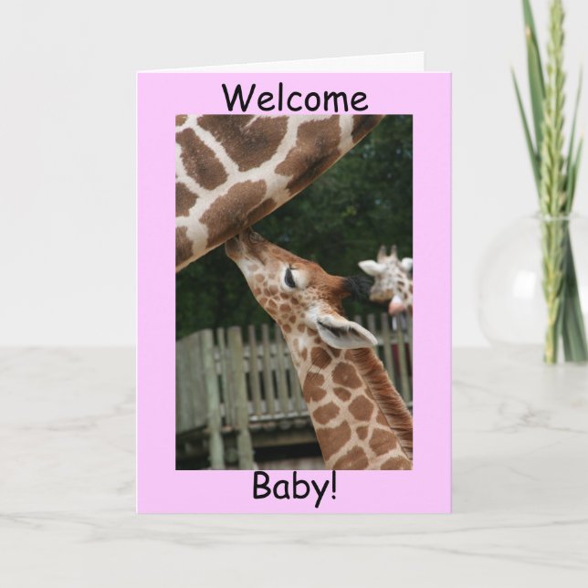 Convite Welcome Baby Announcement (Frente)