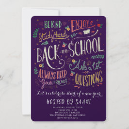 Convite Welcome Back School Picnic